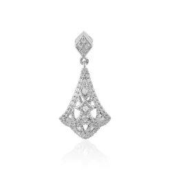 Zirkon-Silberanhänger