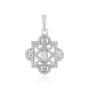 Zirkon-Silberanhänger