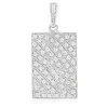 Zirkon-Silberanhänger