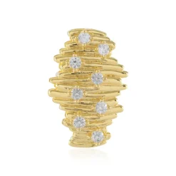 Zirkon-Silberanhänger