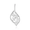Zirkon-Silberanhänger
