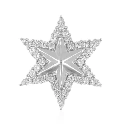 Zirkon-Silberanhänger