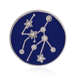 Zirkon-Silberanhänger "Jungfrau"