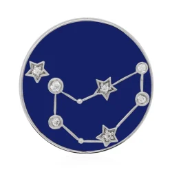 Zirkon-Silberanhänger "Steinbock"