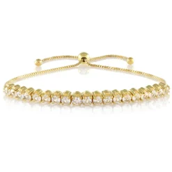 Zirkon-Silberarmband