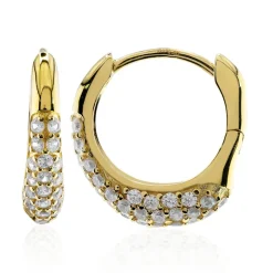 Zirkon-Silberohrringe