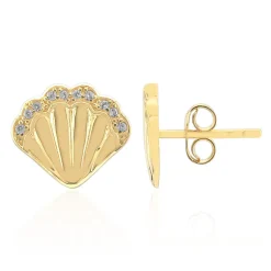 Zirkon-Silberohrringe