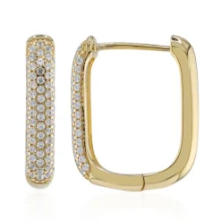 Zirkon-Silberohrringe