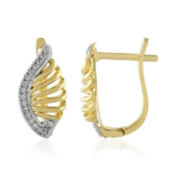 Zirkon-Silberohrringe