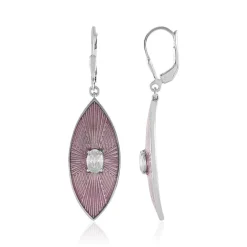 Zirkon-Silberohrringe (Adela Silber)
