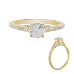 Zirkon-Silberring (Adela Silber)