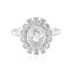 Zirkon-Silberring (Adela Silber)