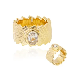 Zirkon-Silberring (de Melo)