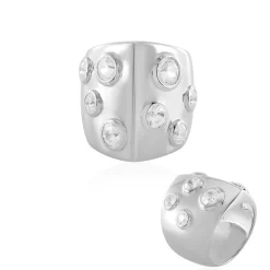 Zirkon-Silberring (de Melo)