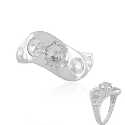 Zirkon-Silberring (de Melo)