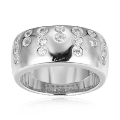 Zirkon-Silberring(Adela Silber)